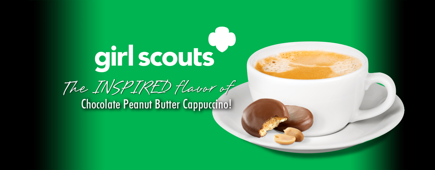 Girl Scout Chocolate Peanut Butter Cappuccino.